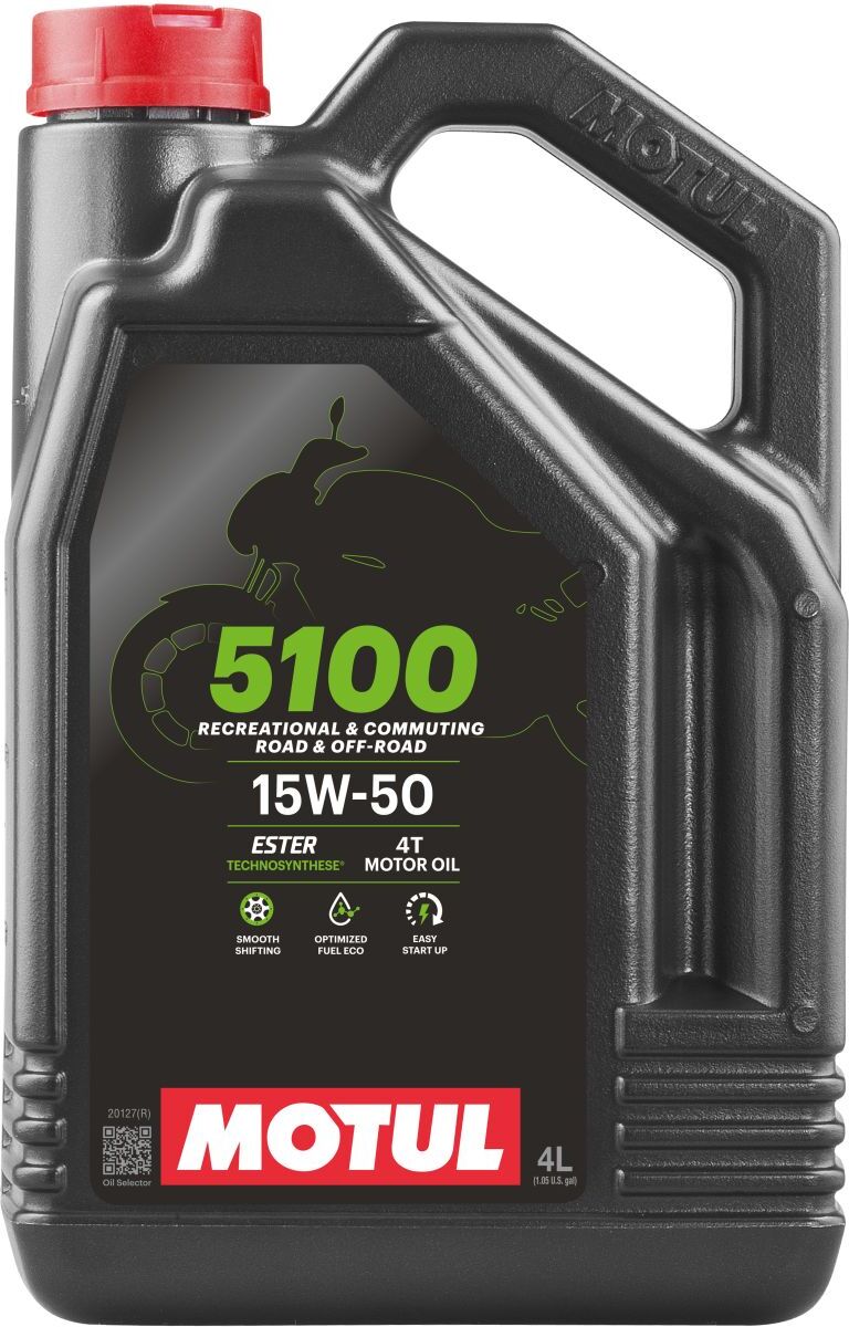 Moottoriöljy Motul 104083 5100 15w50 4l