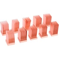 GPU RAM Copper Heatsinks 6,5x6,5mm, Kühlkörper kupfer, 10 Stück