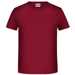 Jungen Basic T-shirt "8008B" - M - wine