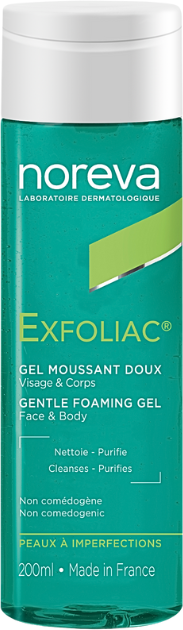 Noreva Exfoliac Gel Limpeza Purificante 200ml