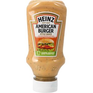 Heinz Burgersauce American Burger Style, ohne künstliche Farbstoffe, in der Dosierflasche, 220 ml