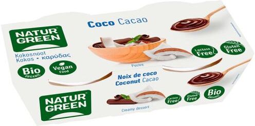 Naturgreen Postre de Coco Chocolate Bio 2 X 125g 250 gr