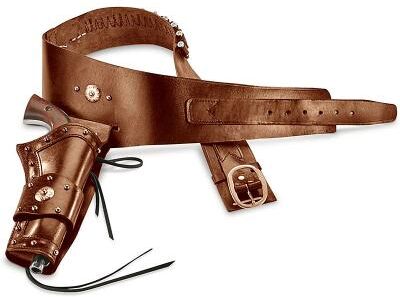 LightInthebox Western Leather Revolver Holster Belt with Ammo Loops, Cowboy Action Shooting Holster Rig, Vintage SASS Style Gun Belt for Men, Old West Costume Accessory