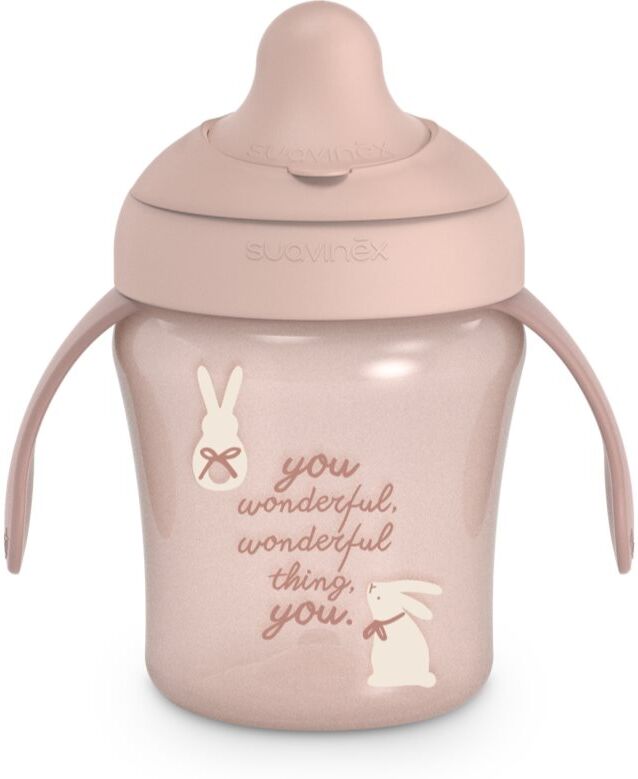 Suavinex Wonderland Learning Cup tasse d’apprentissage Pink 200 ml