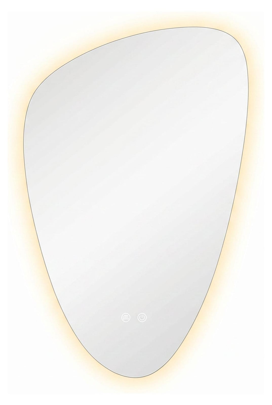 SensaHome badkamerspiegel met dimbare LED-verlichting - Asymmetrisch - 55 x 80 cm
