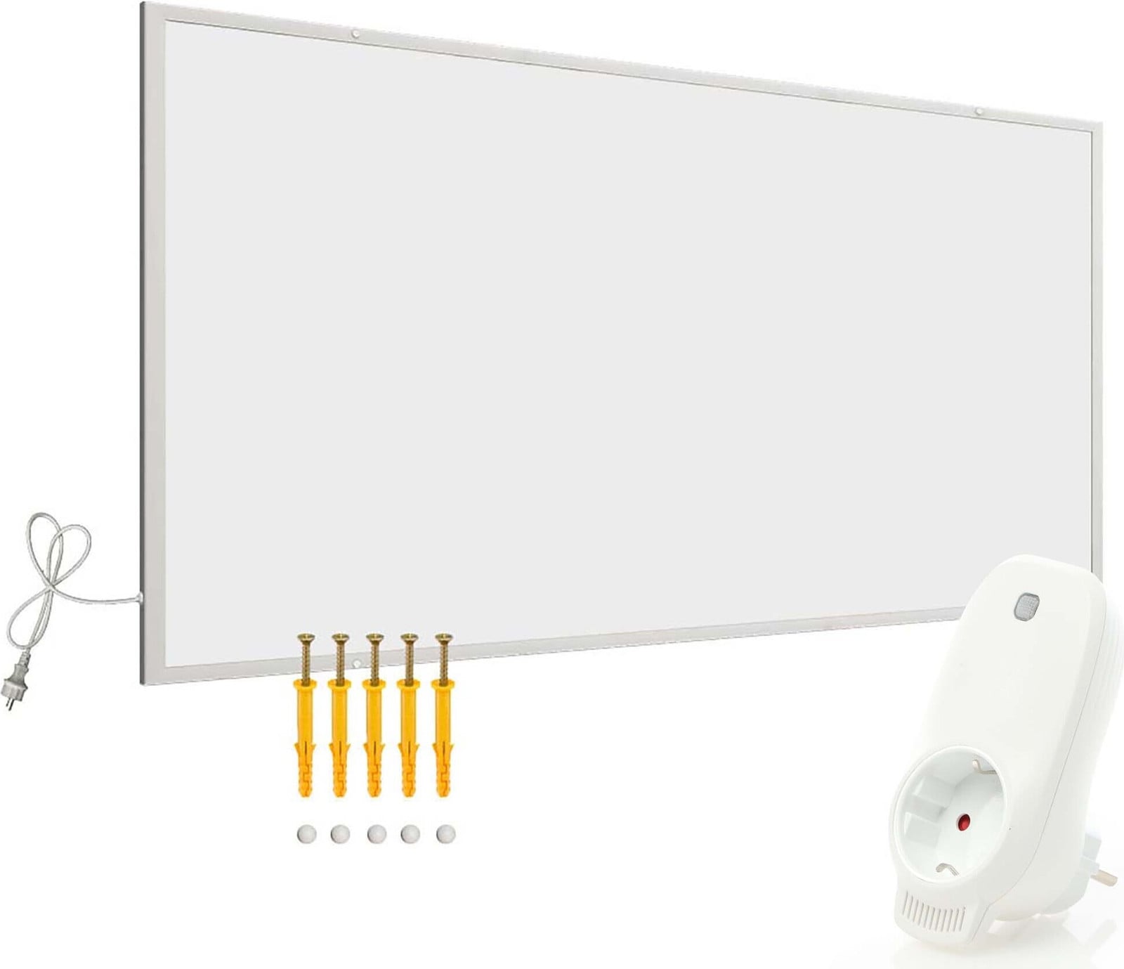 Wiltec Infraroodverwarming 700 Watt met WLAN-thermostaat voor Wandmontage