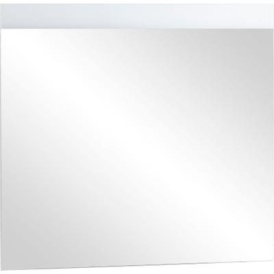 LED-Lichtspiegel SCHILDMEYER "Moon", transparent (weiß), B:80cm H:72cm T:3cm, Holzwerkstoff, Spiegel, Solide Verarbeitung - Dieses Produkt ist in Deutschland gefertigt