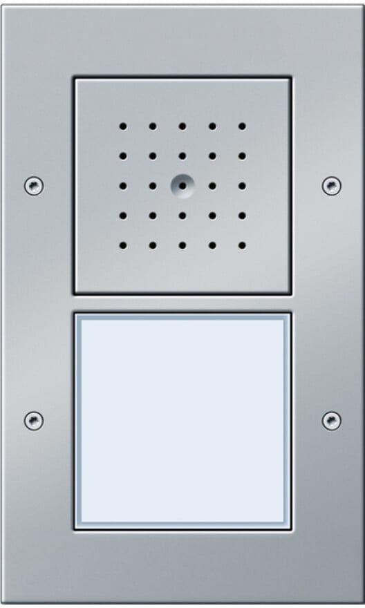 Gira Türstation AP 1fach alu 126665)