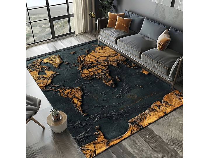27 styles rétro marine nautique graphique boussole carte tapis pour la maison salon chambre canapé paillasson décor, tapis de sol antidérapant