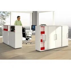 Büro Schränke als Raumteiler Dommo