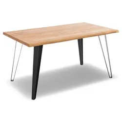 Portobello Esstisch Denver 140 x 90 cm Holz Braun Eiche