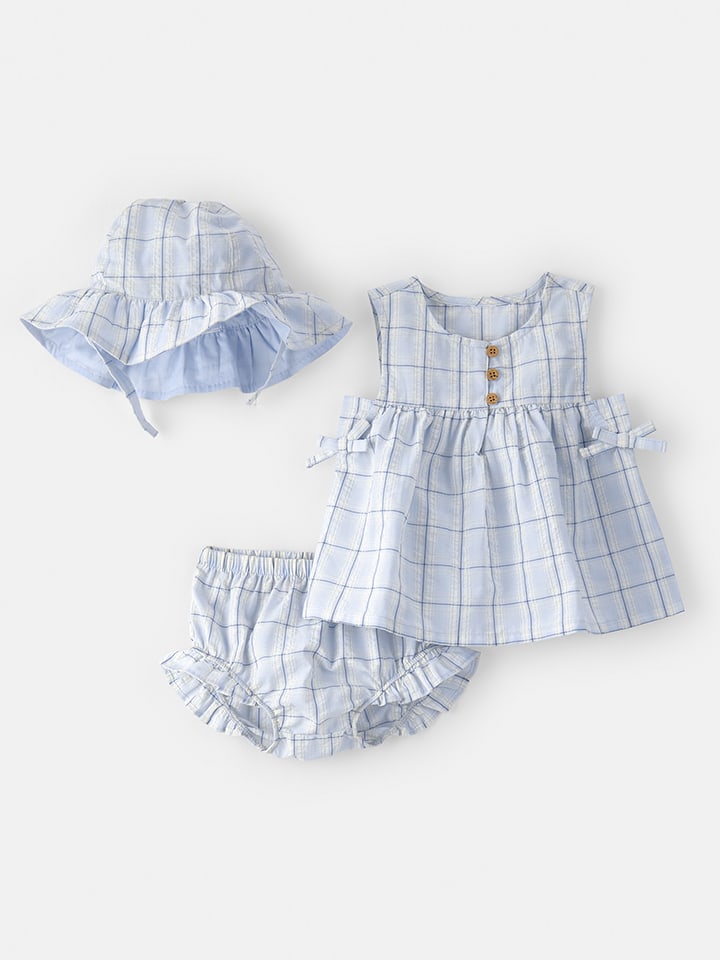carter's 3tlg. Outfit in Hellblau - 80