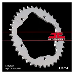 JT, Motorrad Zubehör, JT-Hinterradritzel 4320M 43 für Ducati 950 Hypermotard '19-20, 800 Monster '05-07, 748 Biposto