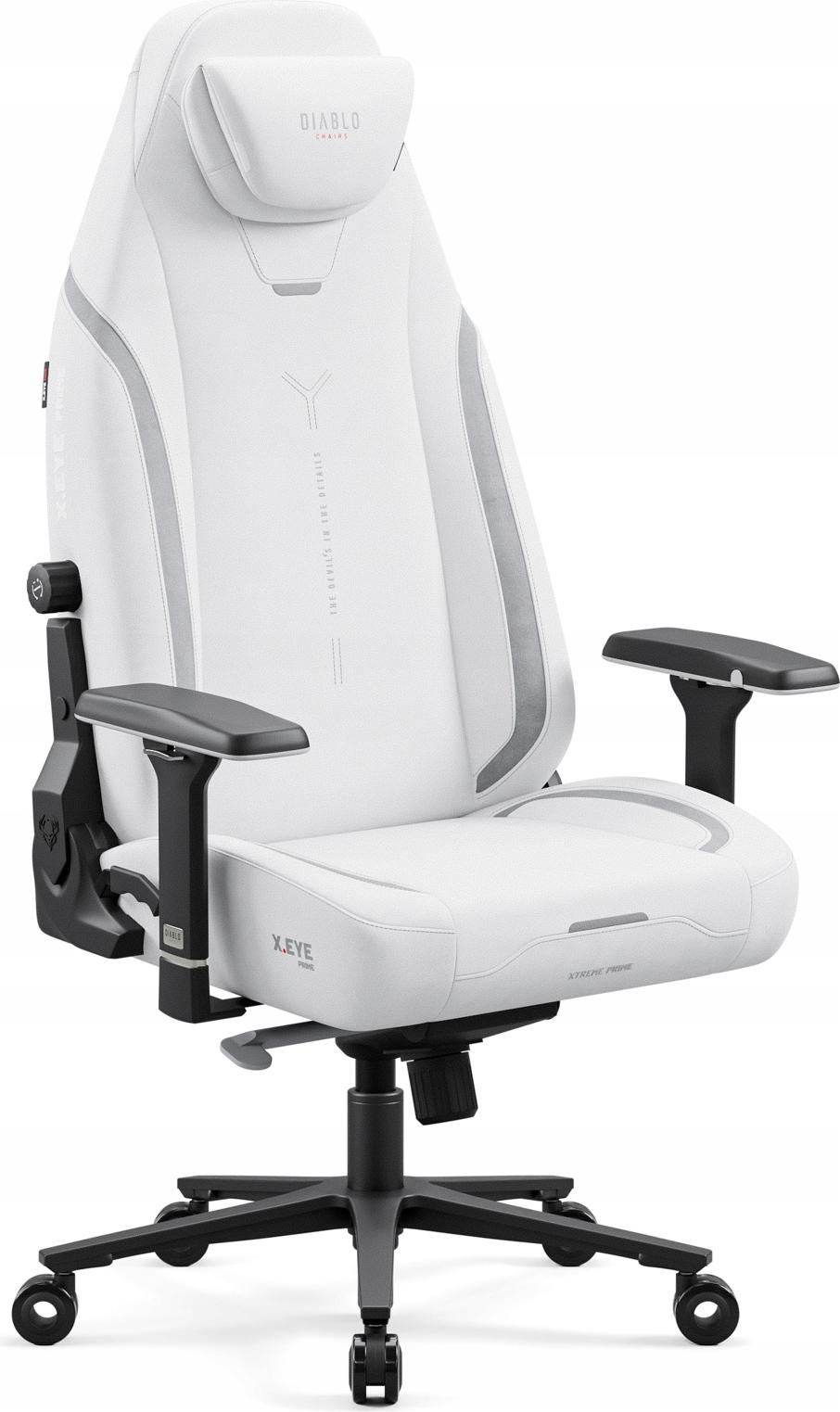 DIABLO Gaming-Sessel aus Stoff X.EYE PRIME Normal Size, Ghosted White