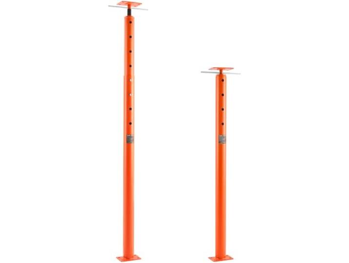 VEVOR Cric de Sol de Maison\, Hauteur 134\,62-236\,22 cm\, Cric de Plancher Sous-sol Réglable pour Nivellement\, Capacité Charge 8164\,66 kg\, Poteau Support Levage Télescopique Acier pour Support Temporaire