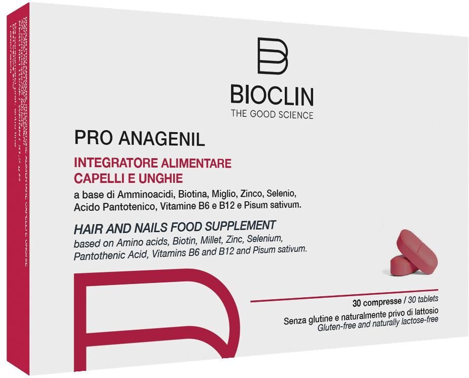 IST.GANASSINI SpA Bioclin Pro Integratore Capelli e Unghie, 30 Compresse