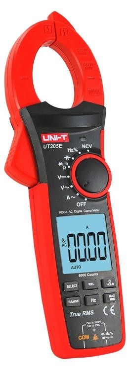 Uni-T UT205E Stroomtang Amperemeter 1000 VDC/AC en 1000 AAC