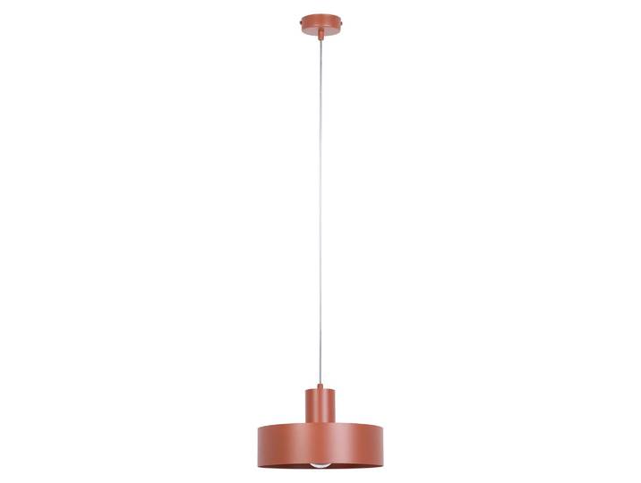 Hängeleuchte Rif M Pendelleuchte Lampe Ziegelrot 1 Flammig ø 25 Cm Stahl104