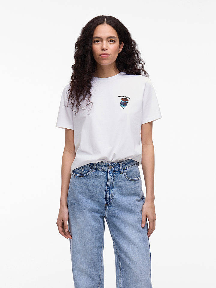 Vila Shirt in Weiß - M