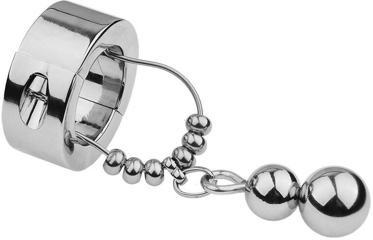 MenSteel Ballstretcher en métal avec Boules Cbt Balls S 36mm Poids 330g