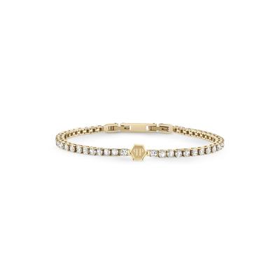 Armkette PHILIPP PLEIN "Tennis Royal", gold (1660, gold, crystal), Armbänder, Damen, Armkette