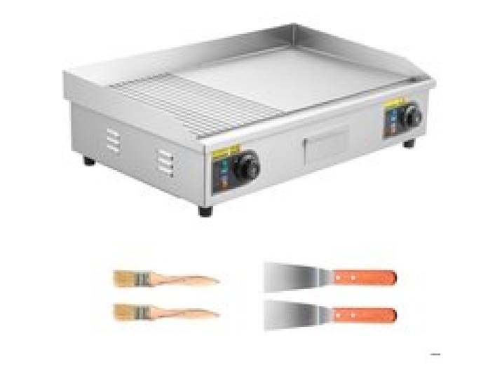 Plancha Électrique 72 5x40 cm-Duoku-Plaque à Snacker 4400 W idéale pour Barbecue Restaurant et Snack-Bar Plaque de Cuisson
