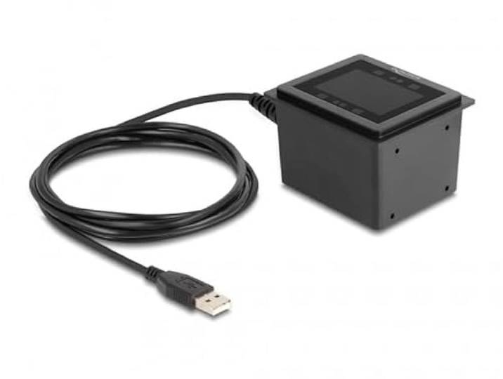 DeLOCK USB Barcode Scanner 1D and 2D wired for stationary installation - German Version