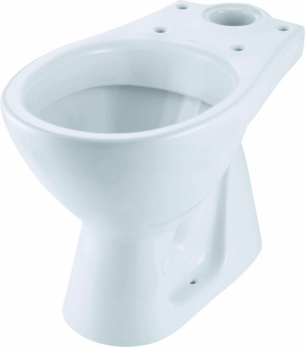 Neuesbad Basic plus Stand-WC-Kombination Komplettset, Abgang waagerecht FSS1110