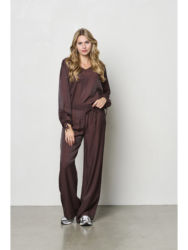 &Co Woman Hose "Solana" in Braun - S