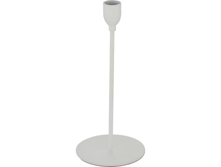 Kerzenständer Natural weiss Eisen H 23 cm - Kerzenständer