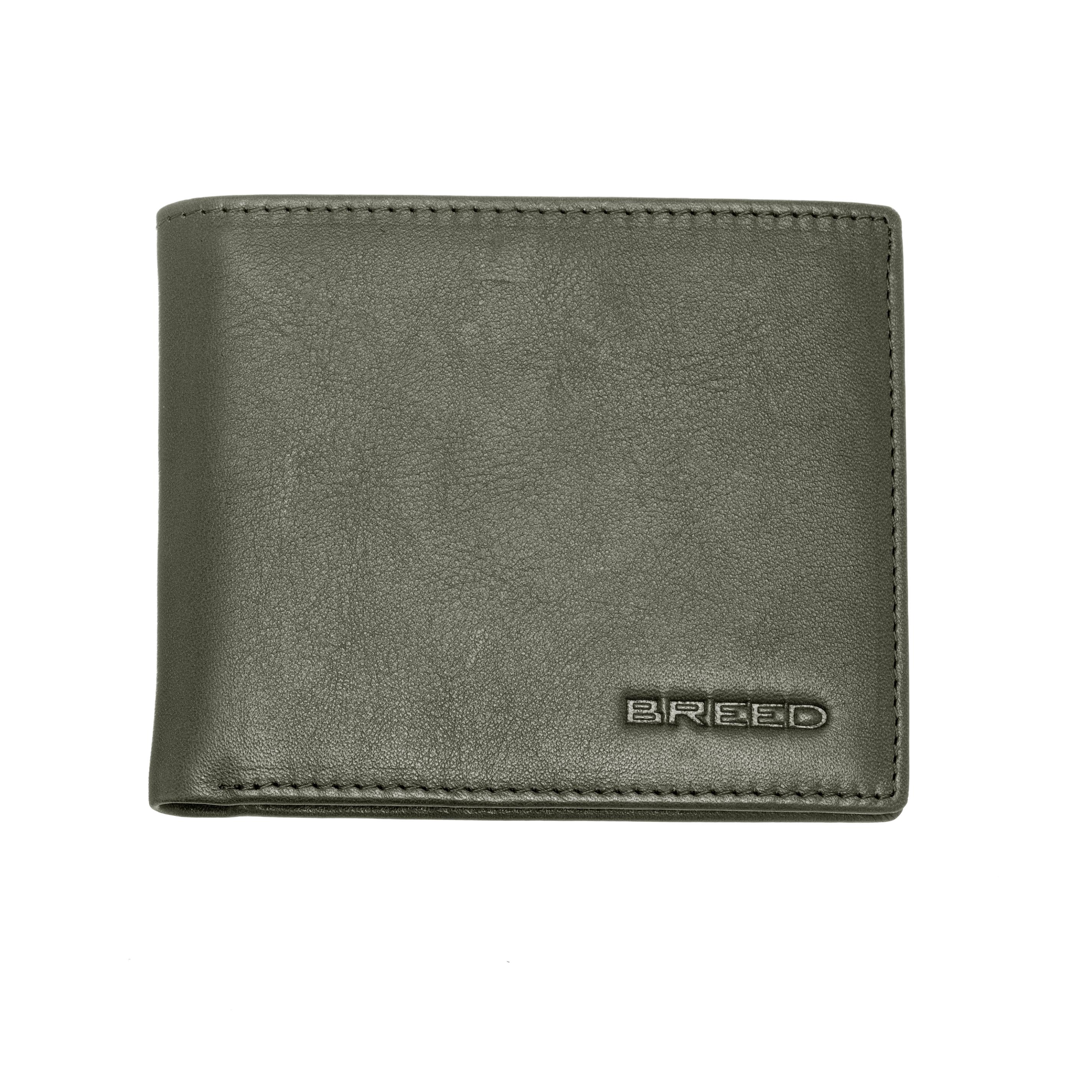 Ras Locke echt lederen bi-fold portemonnee