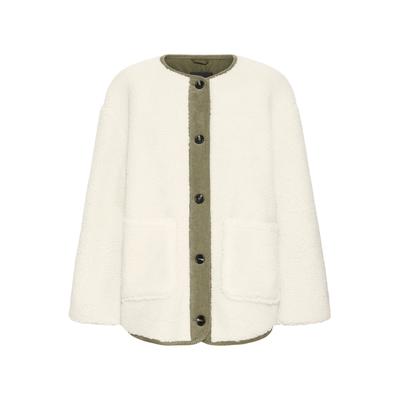 Wintermantel B.YOUNG "Damen Jacke BYCOTTY", Damen, Gr. 34, beige (birch mix), Obermaterial: 100% Polyester PES., Mäntel Wintermantel