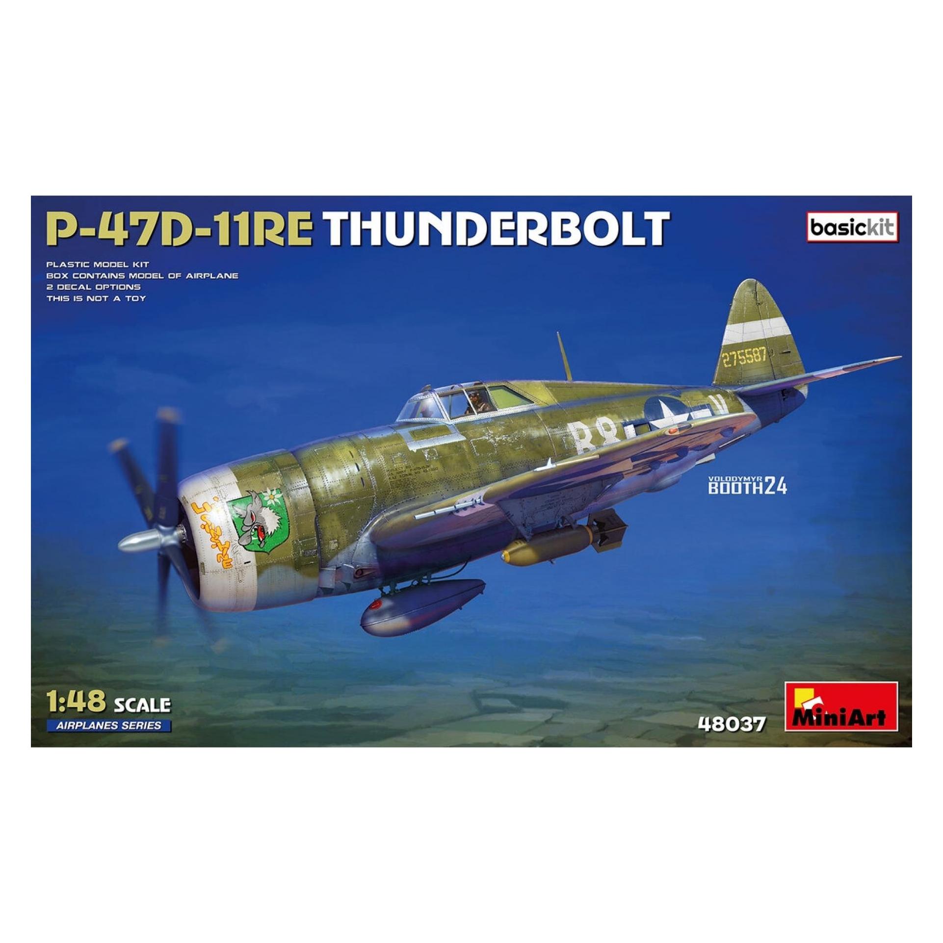 Mini art 1:48 US P47D-11RE Thunderbolt Basic Kit (550048037)