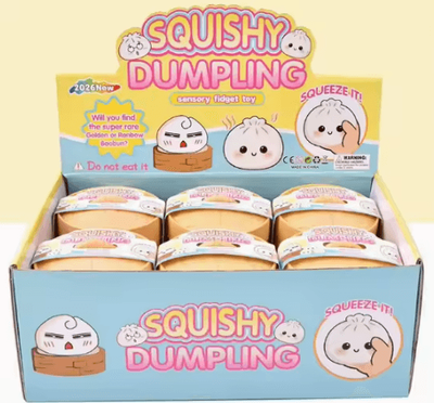Inspire Curations Slow Rebound Dumpling Stress Ball Squishy Stress Relief Toy For Desk, Home & Office random 6