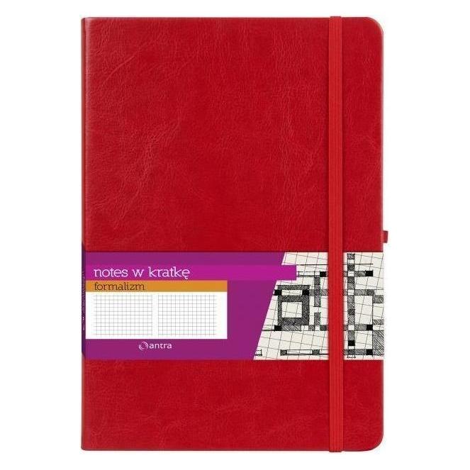 Antrax Notizbuch A4 Raster Formalismus Rot ANTRA (A4, Gepunktet, Harter Einband) (183331)