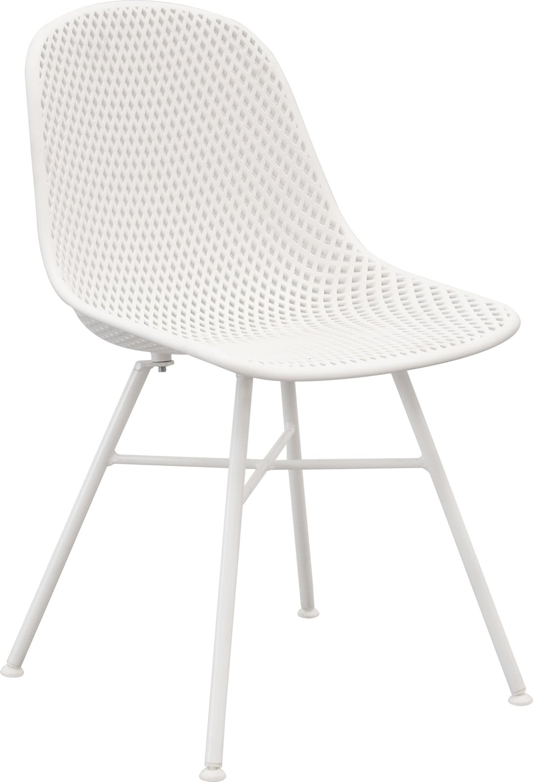 Set van 4 Kick Sol tuinstoelen - Wit - Kunststof - Kick Collection