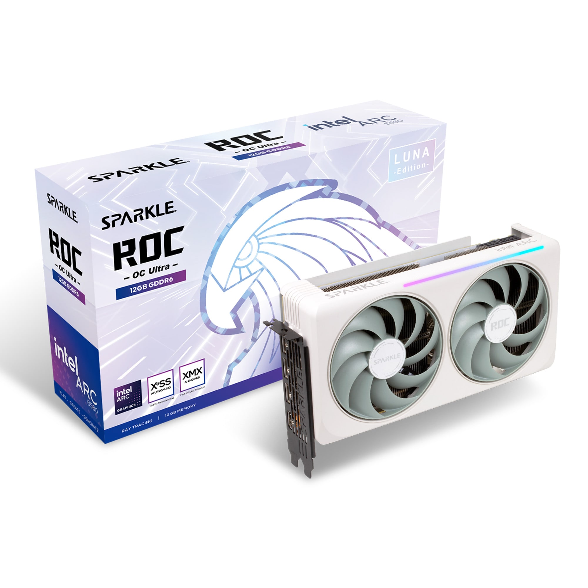 SPARKLE Intel Arc B580 ROG Luna OC Grafikkarte 12 GB