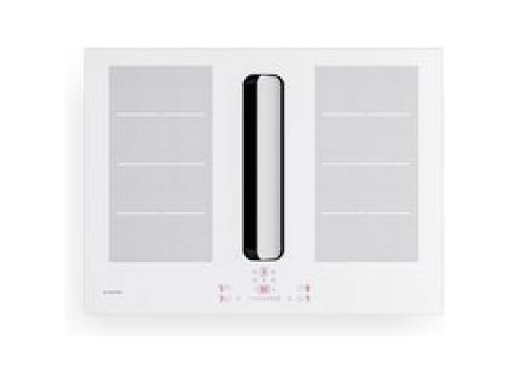 ChefFusion 70cm Plaque Induction avec Hotte Intégrée 4 Feux Blanc