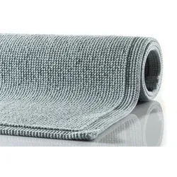 RHOMTUFT Badteppich PLAIN aquamarin 60 x 90 cm