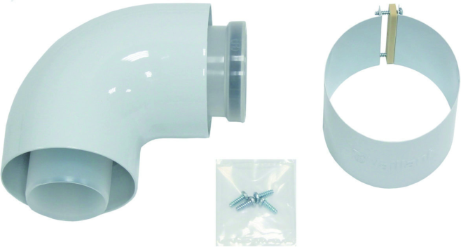 Vaillant Bogen 87 Grad 60/100mm PP 303910 konzentrisch