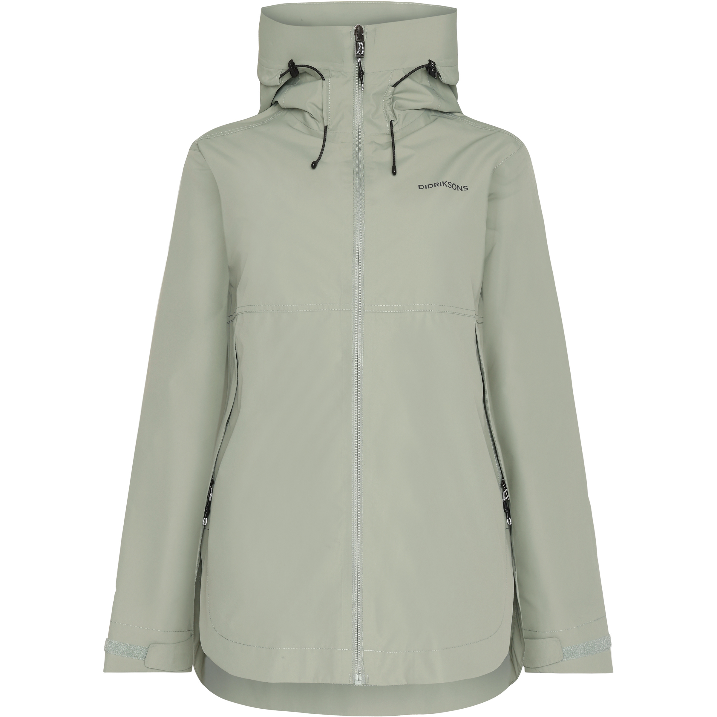Didriksons Tilde 4 Damen Regenjacke gruen Größe XS Trekking Winddicht Wasserabweisend