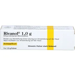 Rivanol 1.0G Pulver 5 ST