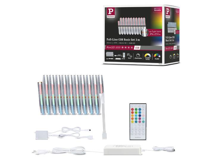 Paulmann MaxLED 1000 : Kit de base pour ruban LED COB complet