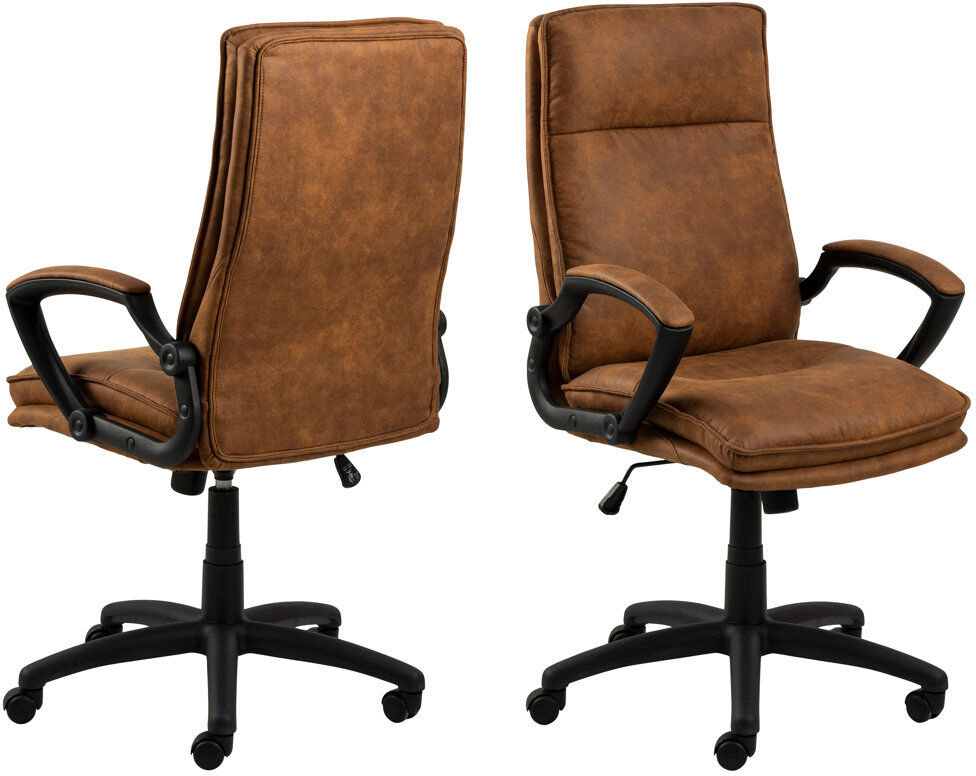 Rio Williston Forge Vanlue Executive Chair Brown 115cm H X 67cm W X 69.5cm D