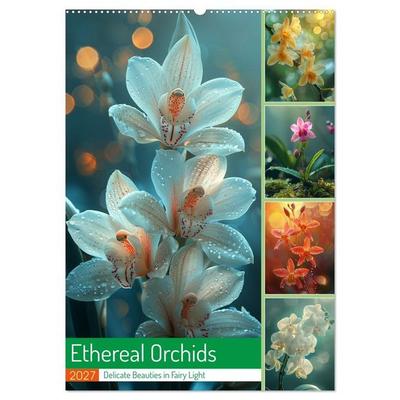 Ethereal Orchids (Wall Calendar 2027 DIN A2 portrait), CALVENDO 12 Month Wall Calendar