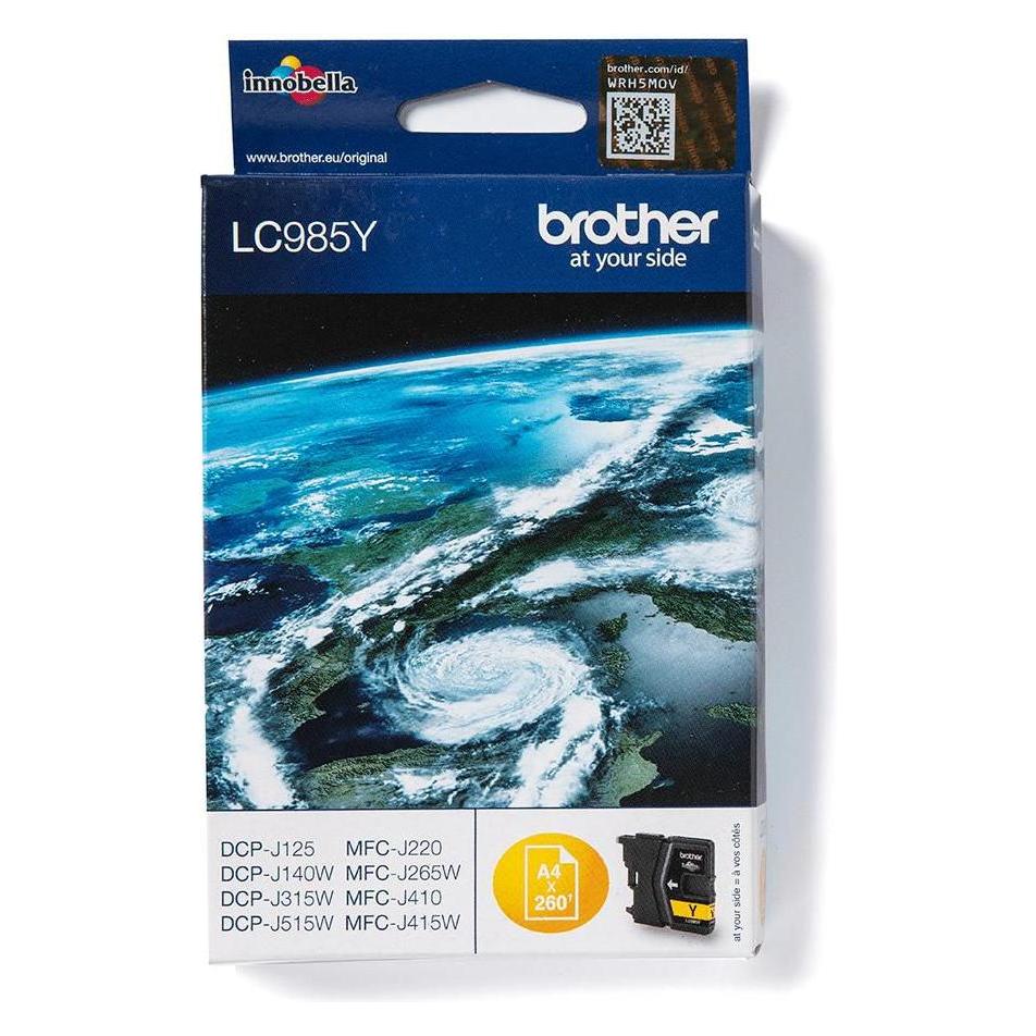 Brother Ink Yellow, 10mlStandard (Y) (LC-985Y)