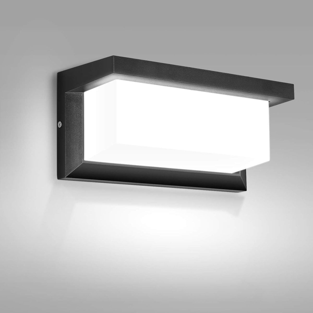 Moderne LED Buitenwandlamp IP65 Waterdicht voor Tuin en Terras - 18W - Koud Wit