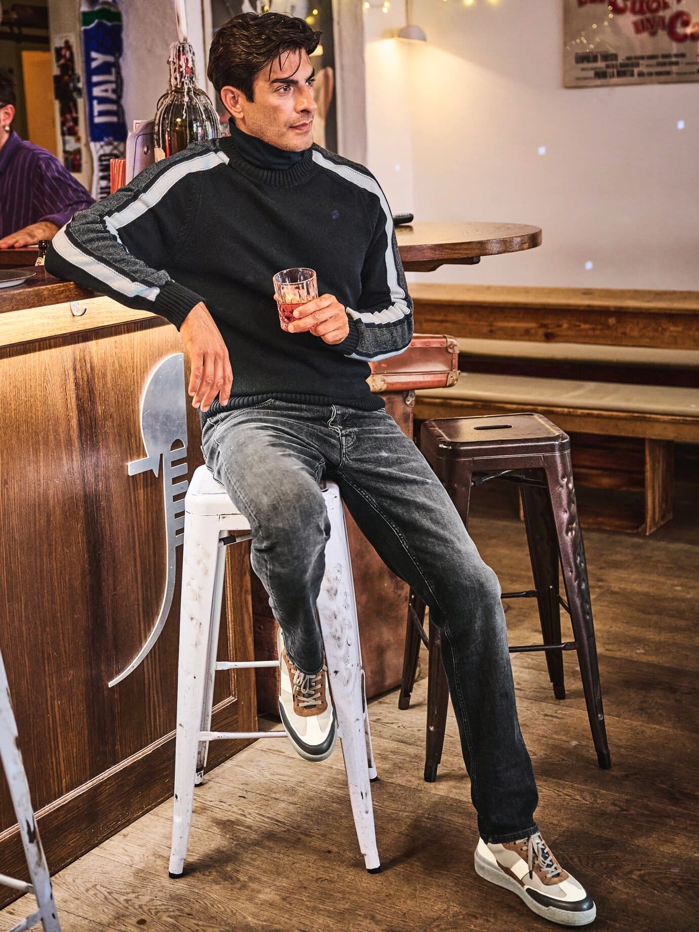 Mey & Edlich Rest-Day-Pullover Schwarz 50