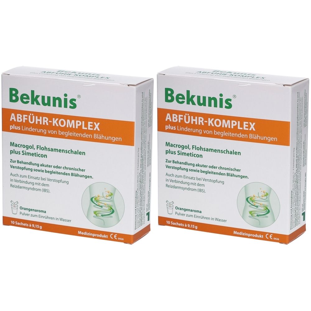 Bekunis Abführ-Komplex plus Sachets 2x 2x10x9,15 g Pulver
