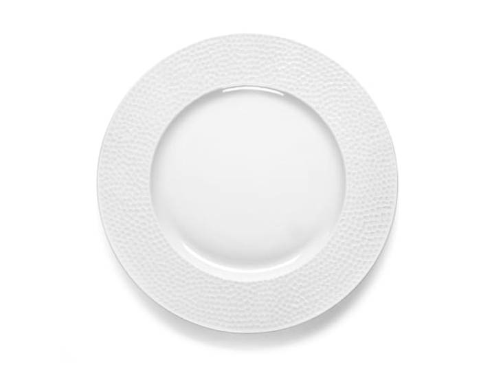 Médard de Noblat Urban 6 assiettes plates 27 cm\, porcelaine\, blanche